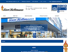 Tablet Screenshot of eisen-hoffmann.de